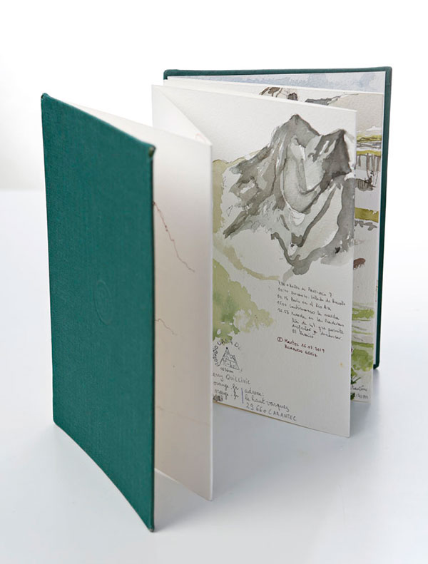 Cuaderno Pirineos / Acuarela sobre papel